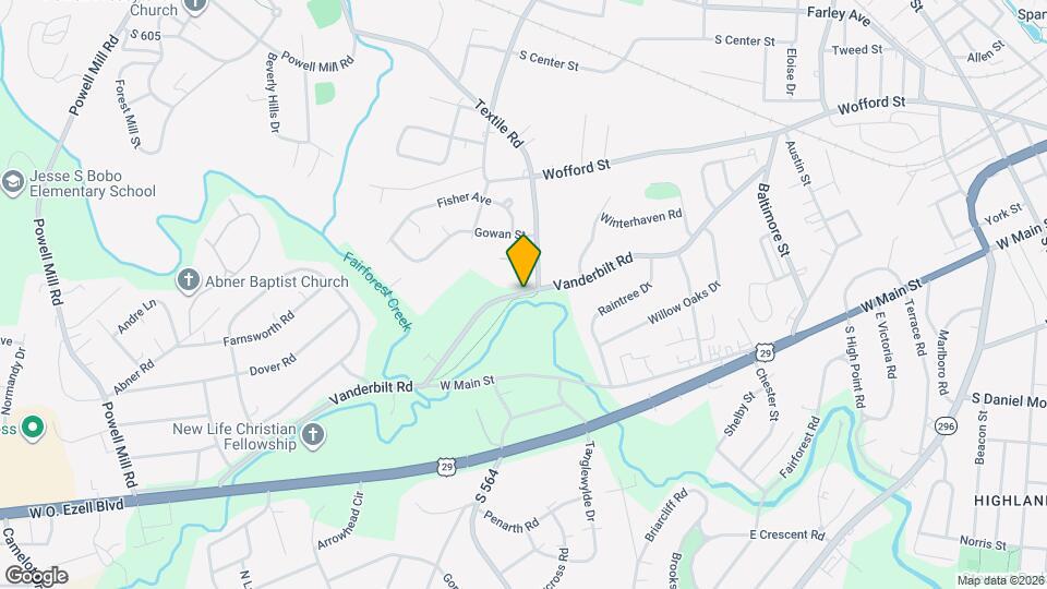 259-261 Vanderbilt Rd Map and Location Details