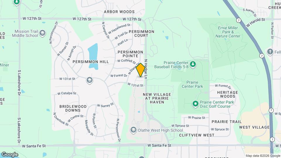2132 W Forest Dr Map and Location Details