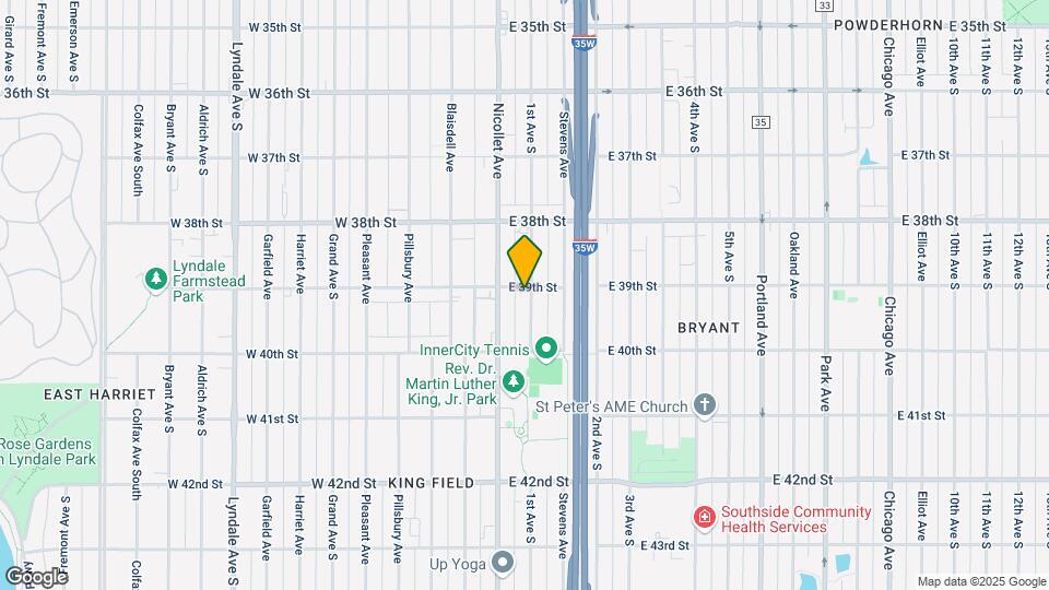 3900 1st Ave S Map and Location Details