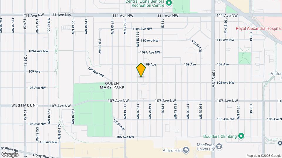 10811 115 St NW Map and Location Details