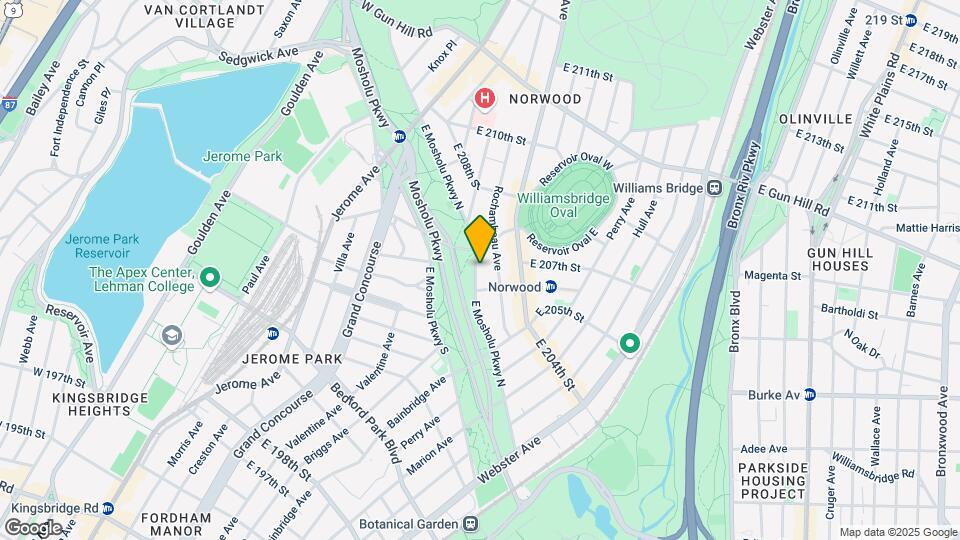 171 E Mosholu N Map and Location Details