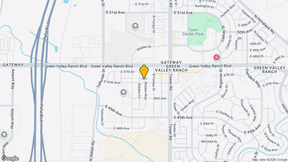 4707 Walden Way Map and Location Details