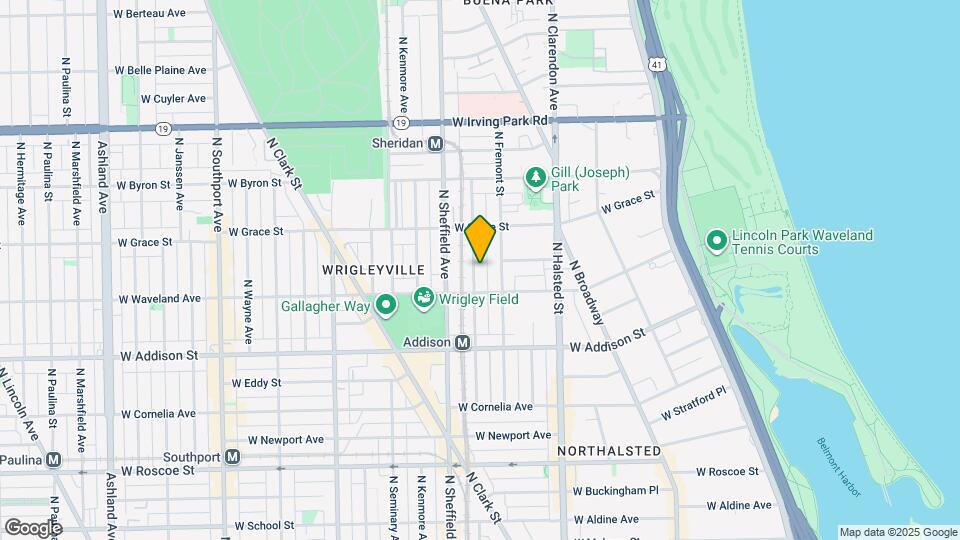3723 N Wilton Ave Map and Location Details