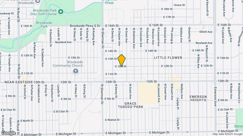 4005 E 12th St Map and Location Details