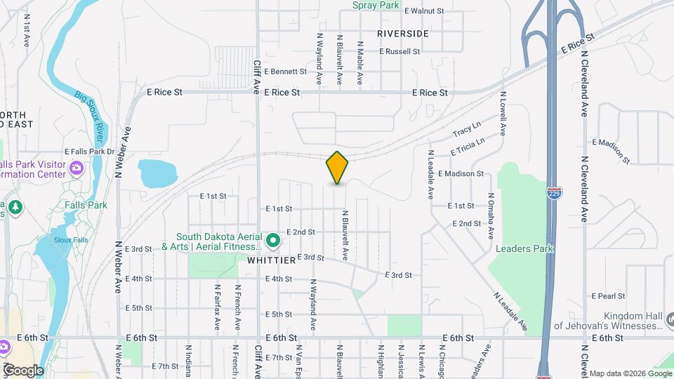925 N Blauvelt Ave Map and Location Details