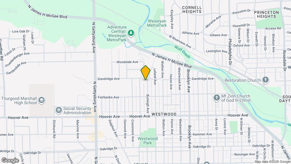 955 Burleigh Ave Mapa y Detalles de la Ubicación