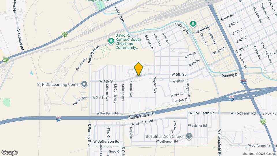 1009 W 5th St Map and Location Details