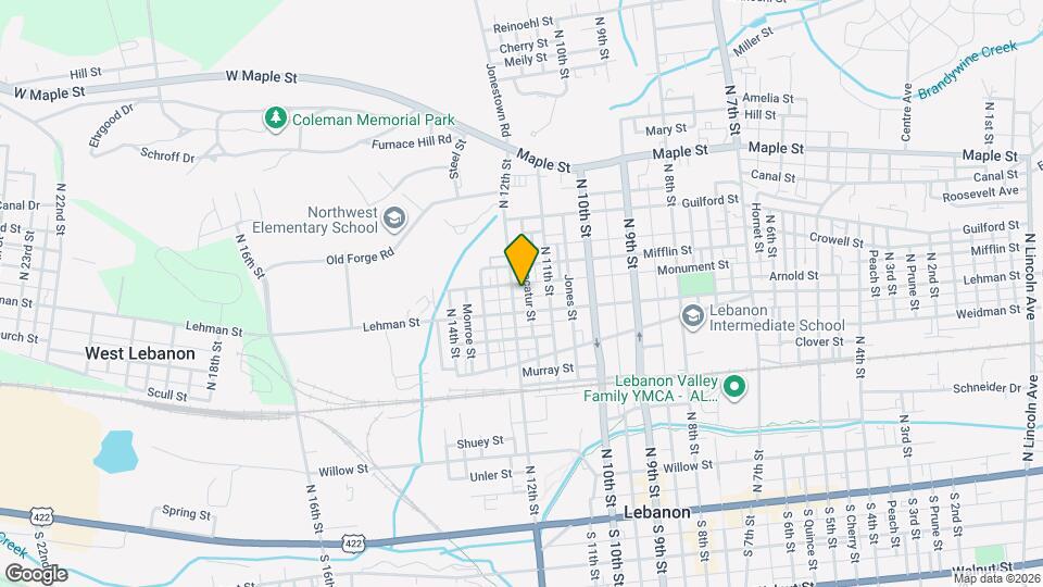 420 N 12th St Map and Location Details