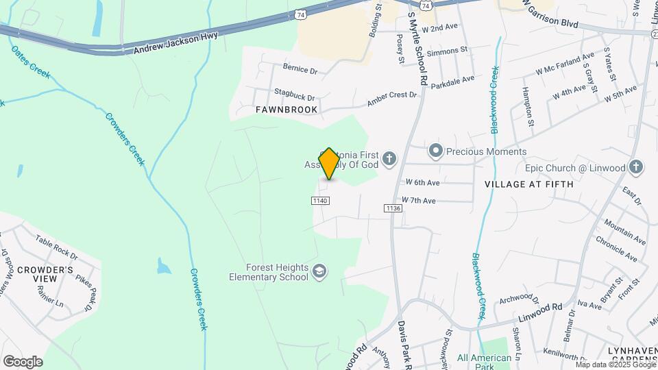 809 Marve St Map and Location Details