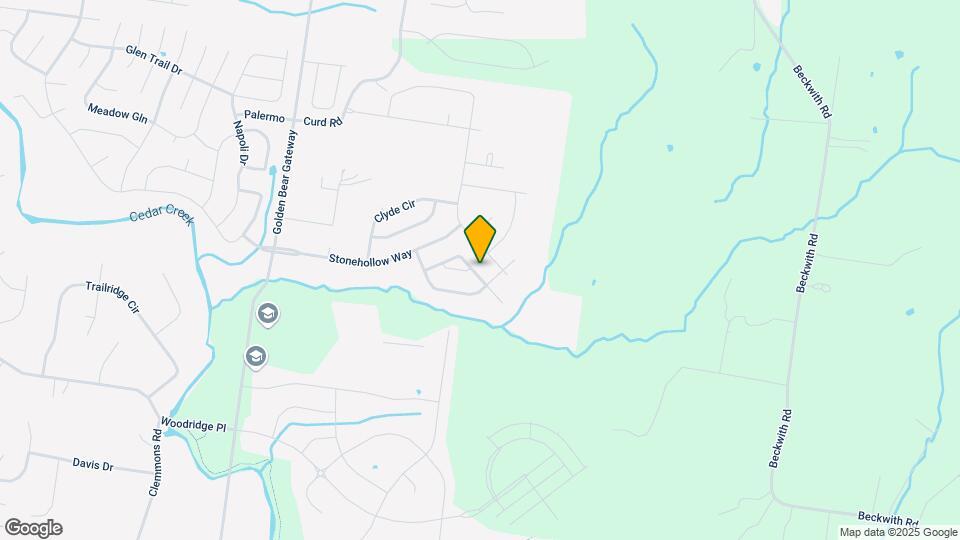 3125 Hidden Creek Dr Map and Location Details