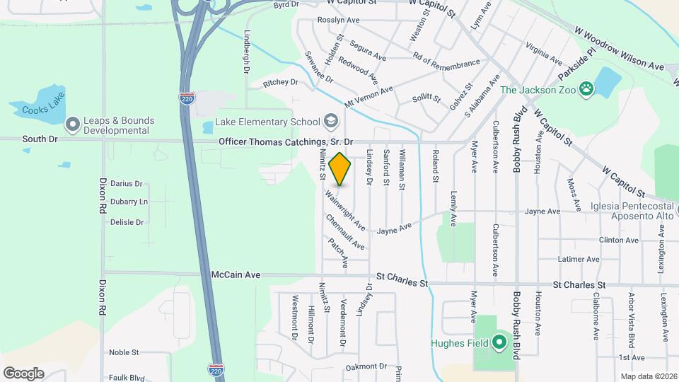 215 Vandergriff St Mapa y Detalles de la Ubicación