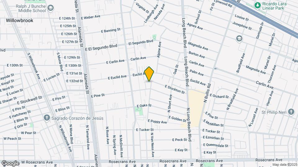 831 E Pine St Mapa y Detalles de la Ubicación