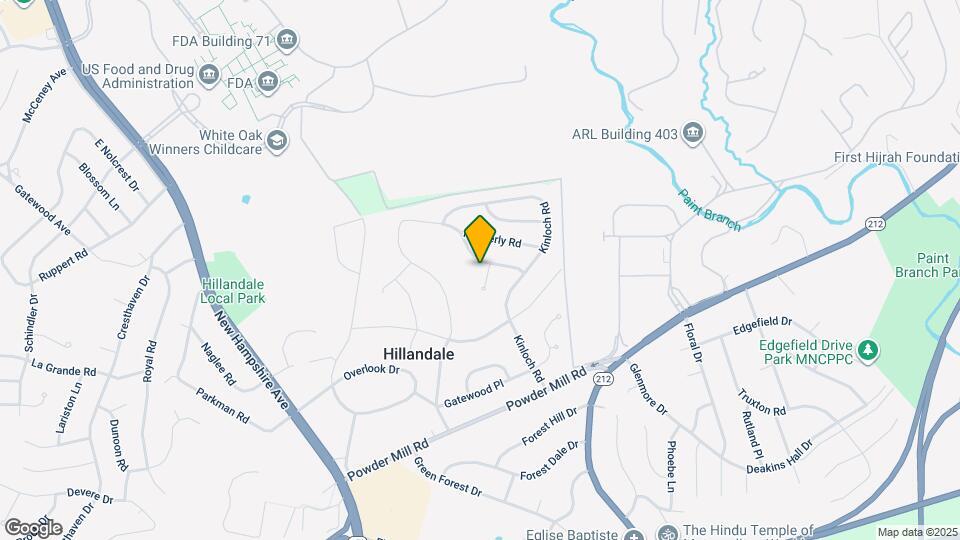 1925 Pagebrook Rd Map and Location Details