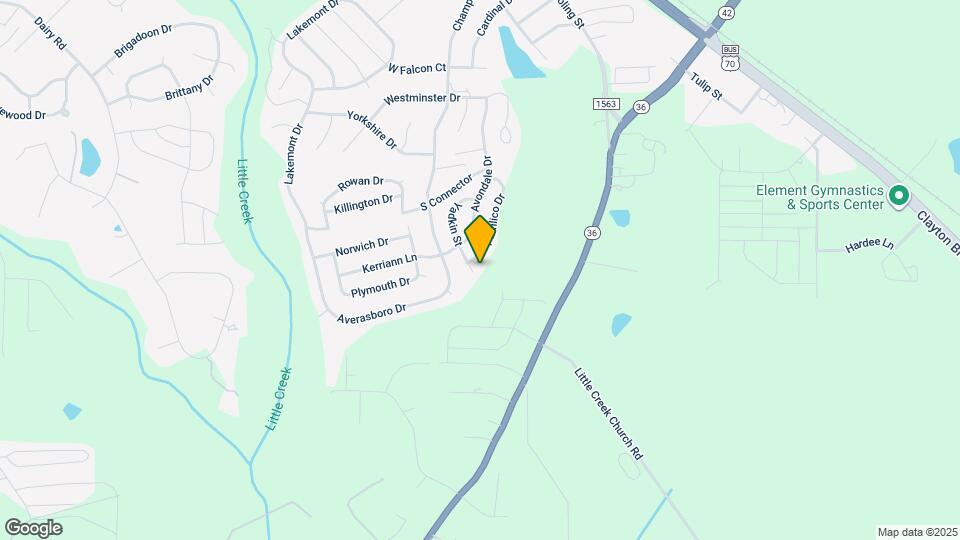 281 Yadkin St Map and Location Details