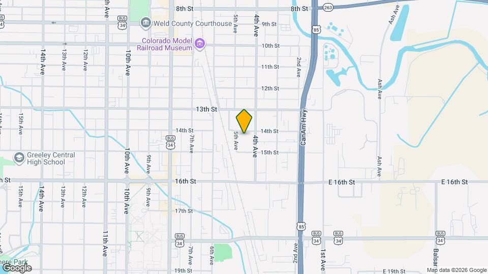 418 14th St Map and Location Details