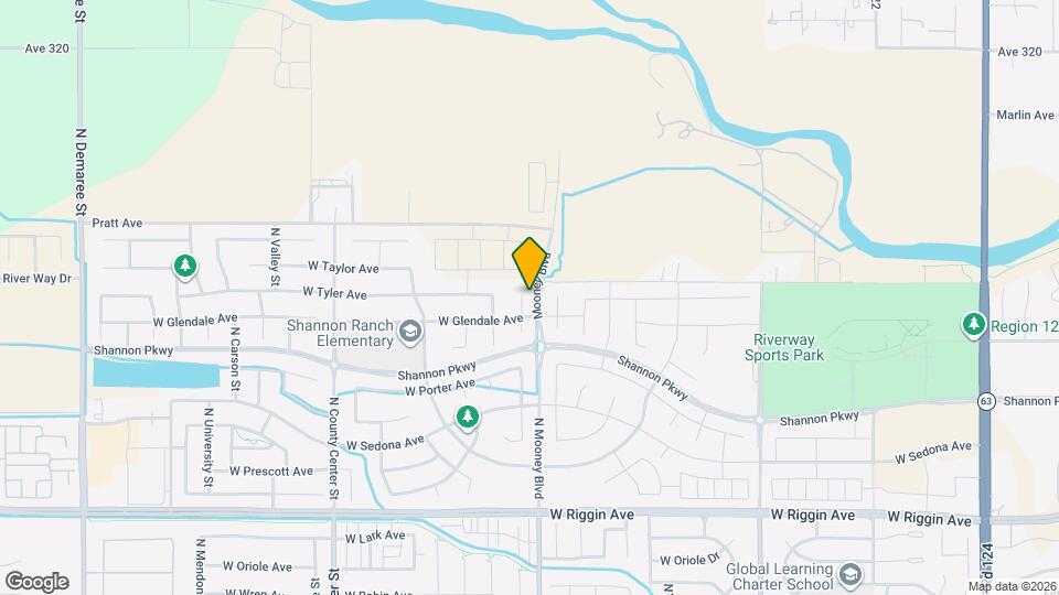 3726 N Shady Ct Map and Location Details
