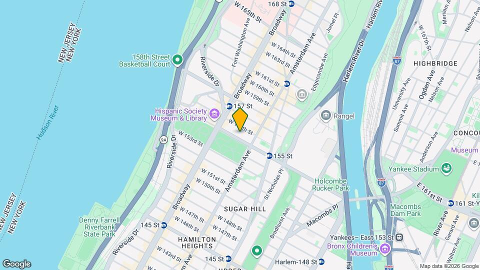 509 West 155th Street Map and Location Details