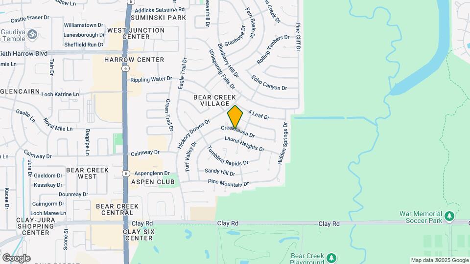 15711 Creekhaven Dr Mapa y Detalles de la Ubicación