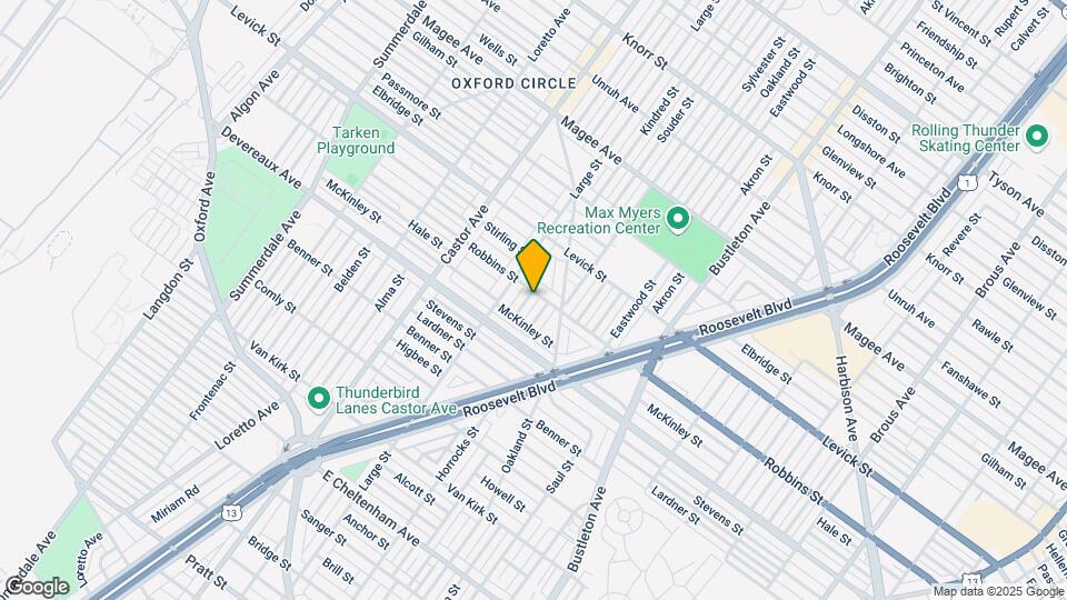 6295 Kindred St Map and Location Details
