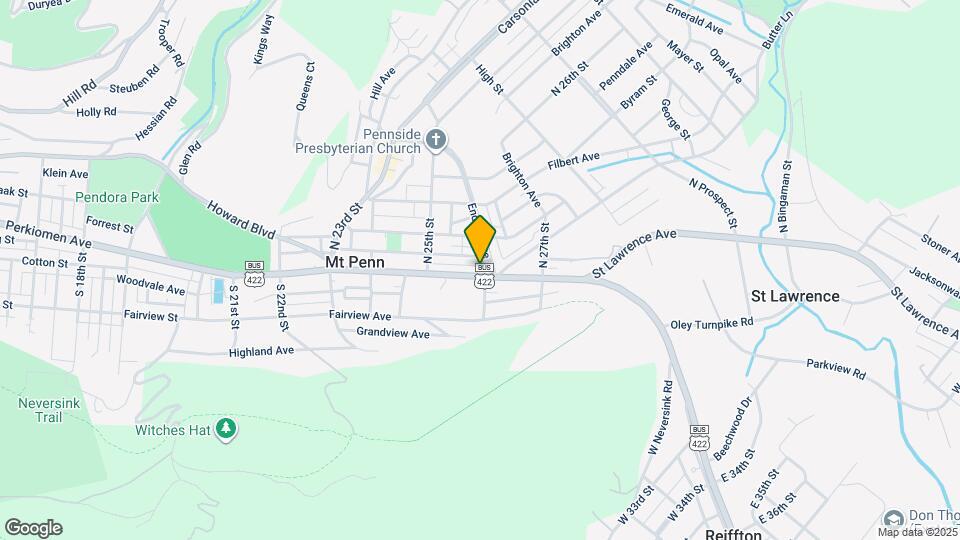 2575 Perkiomen Ave, Unit 2 Mapa y Detalles de la Ubicación