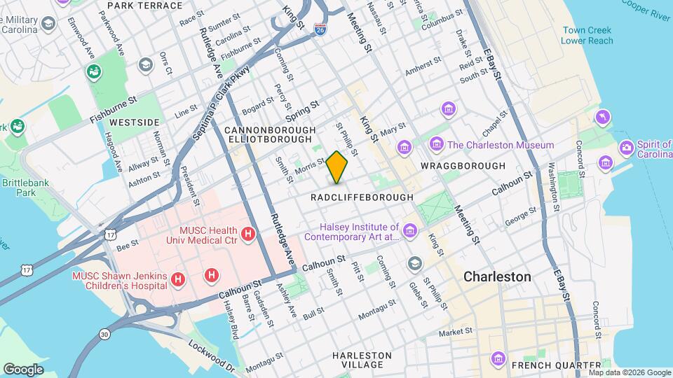 41 Radcliffe St Mapa y Detalles de la Ubicación
