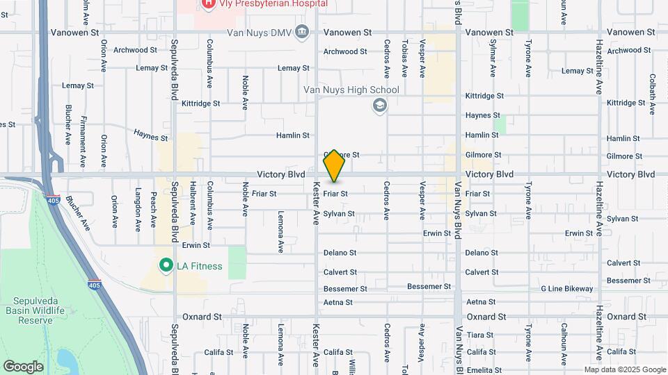 14827 Friar St Map and Location Details
