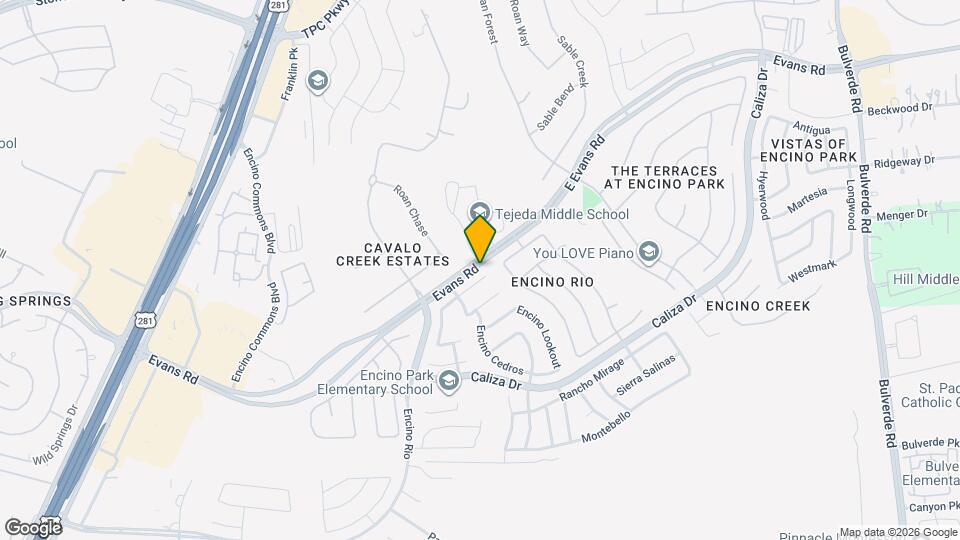 2935 Encino River Mapa y Detalles de la Ubicación