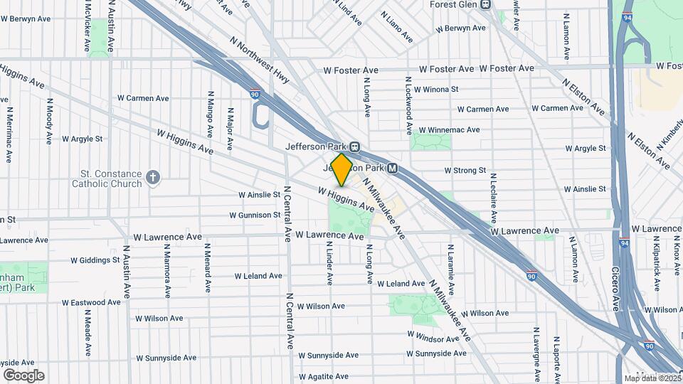 5482 W Higgins Ave Map and Location Details