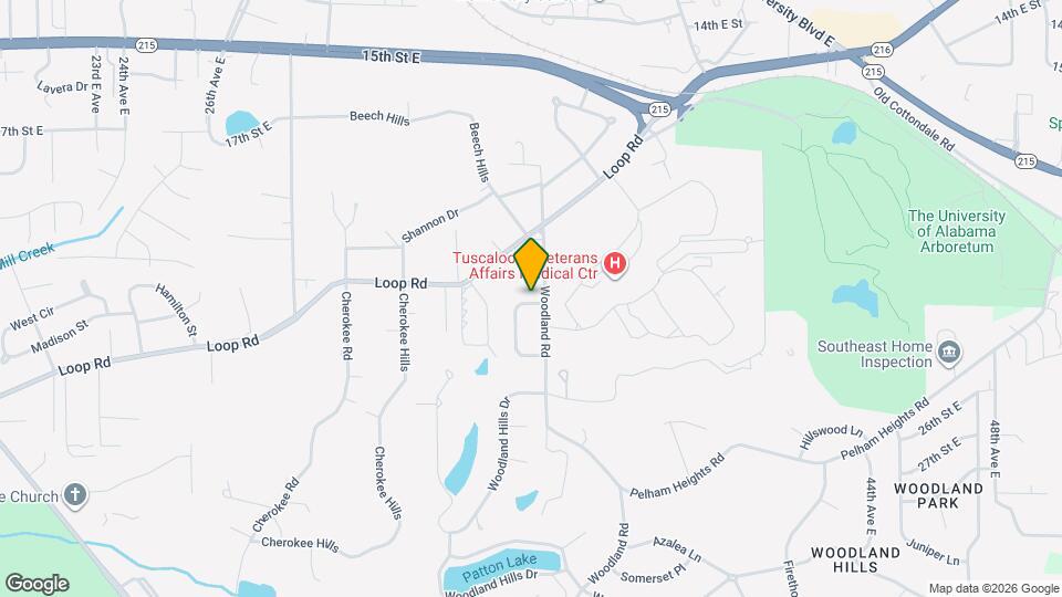 2136 Woodland Terrace Map and Location Details