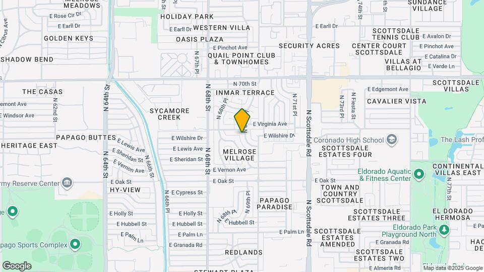 2546 N 69th Pl Map and Location Details