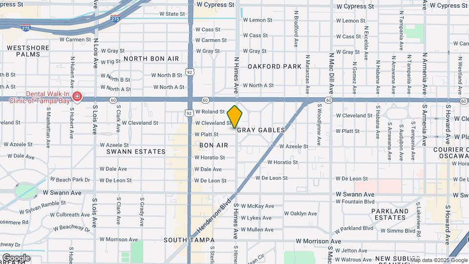 3601 W Platt St Map and Location Details