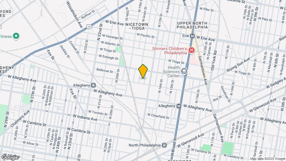 3316 N Bouvier St Map and Location Details