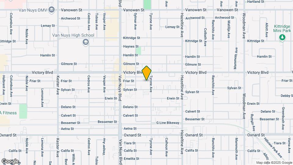 14316 Friar St Map and Location Details