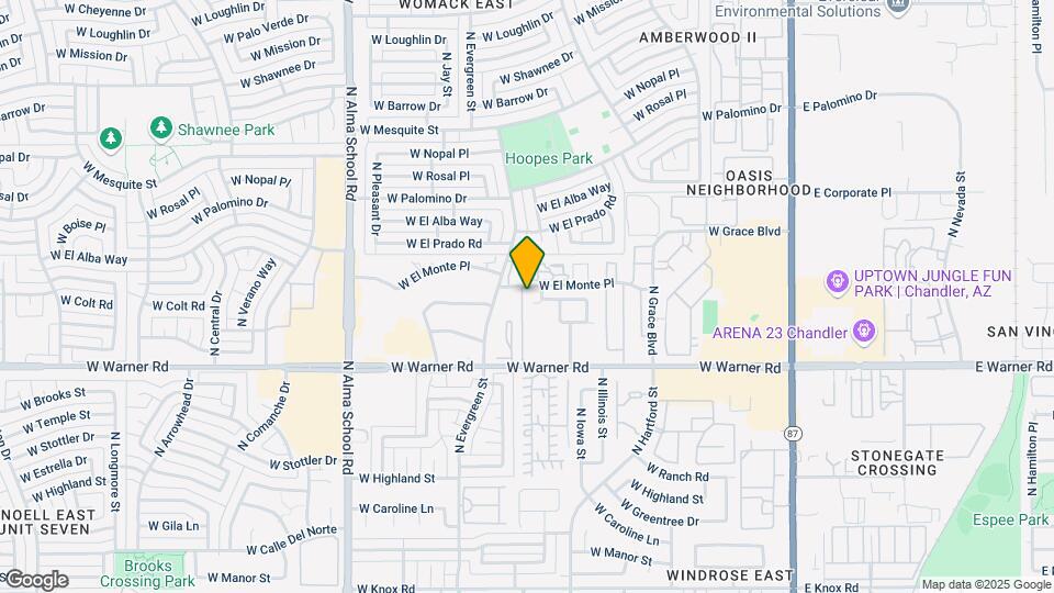 2085 N Sunset Dr Map and Location Details
