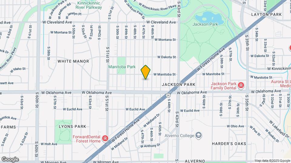 3028 S 47th St, Unit 3028 A. S. 47th St. Upper Map and Location Details