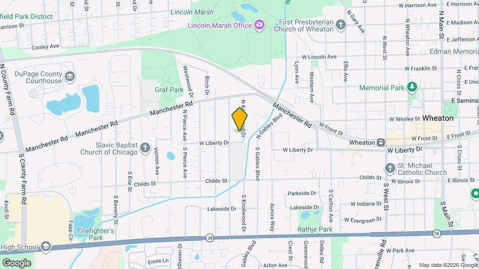 110 N Knollwood Dr Map and Location Details