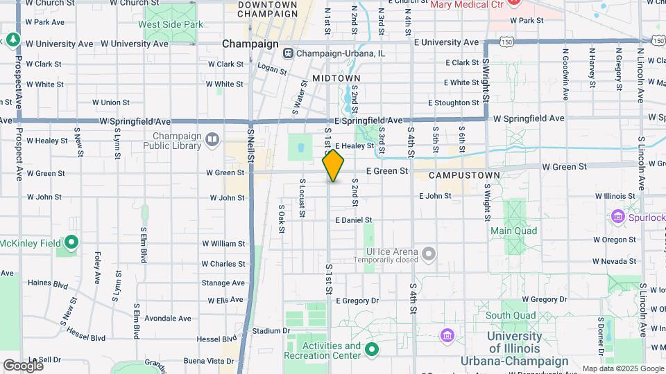 706 S 1st St Map and Location Details