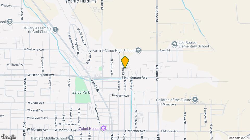 860 N Williford Dr Map and Location Details