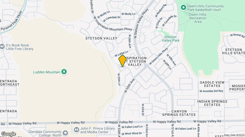 5518 W Yearling Rd Map and Location Details