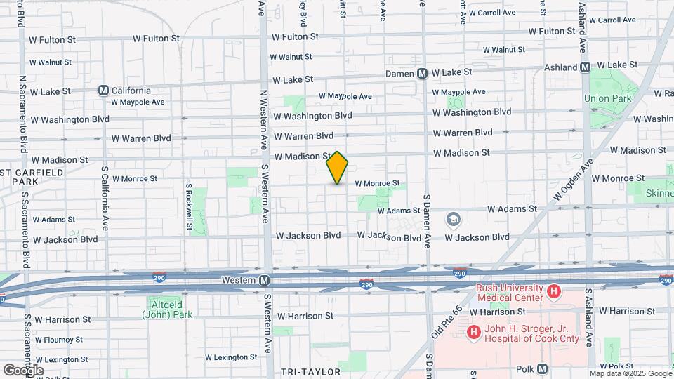 2213 W Monroe St Map and Location Details