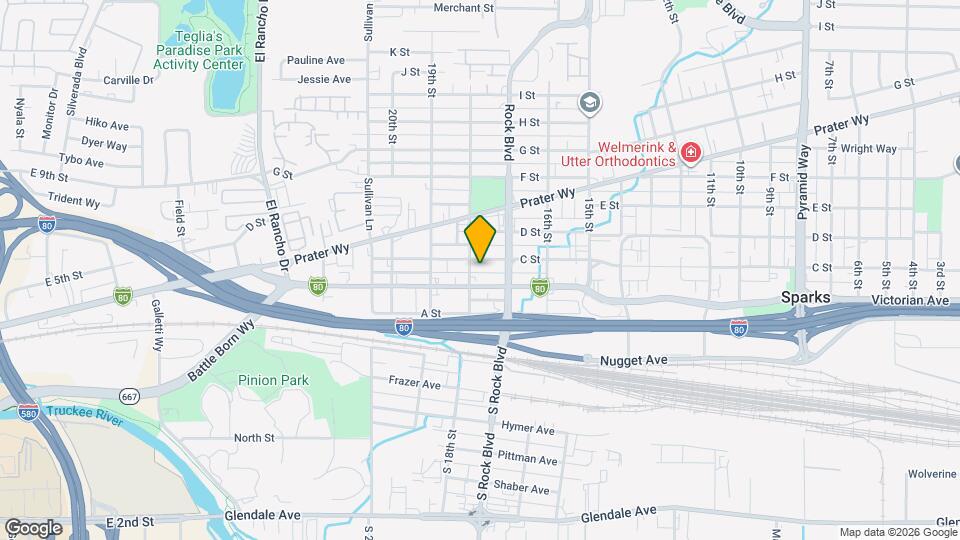 1747 1/2 C St Map and Location Details