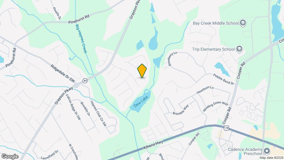 2521 Meadow Pond Trail SW Mapa y Detalles de la Ubicación