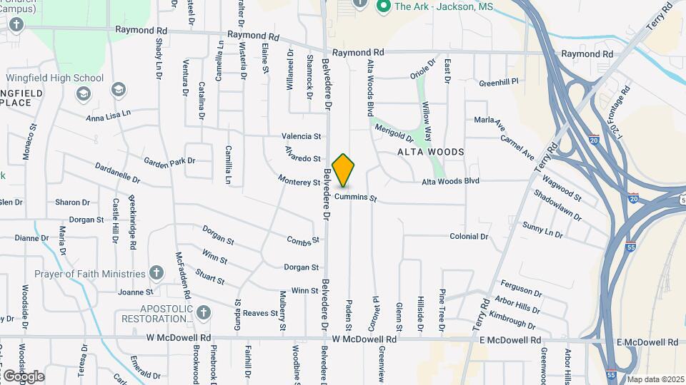 2261 Paden St Map and Location Details