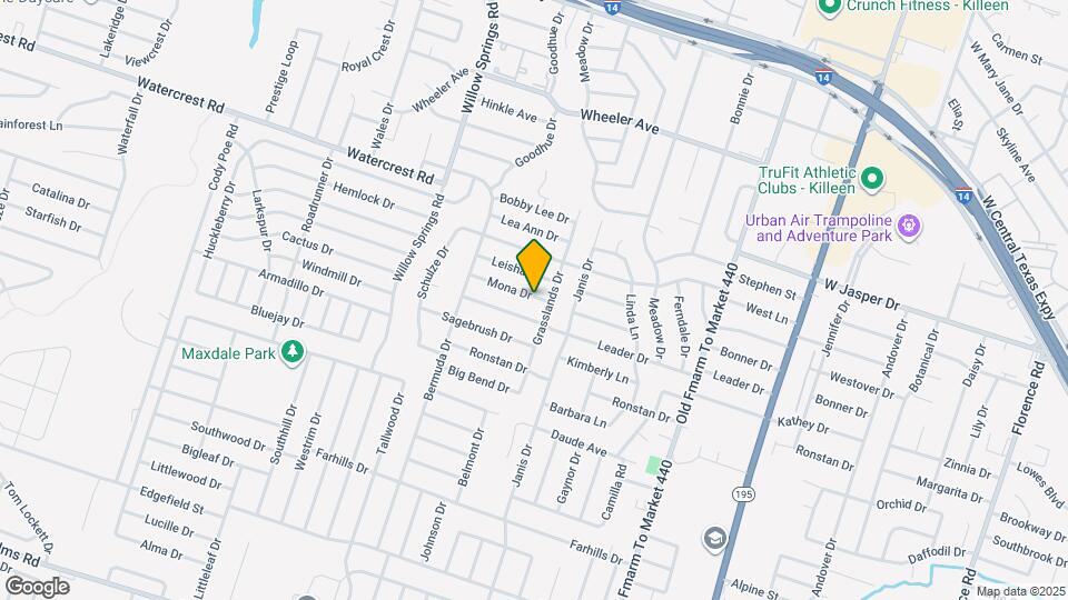 1610 Mona Dr Map and Location Details