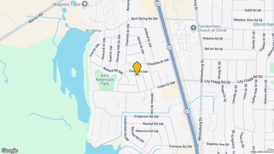 7805 Hilton Dr SW Map and Location Details