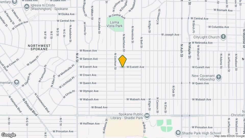 2403 W Everett Ave Map and Location Details
