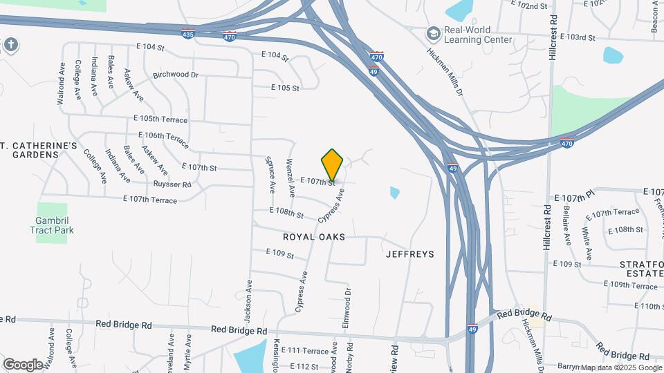 4449 E 107th St Map and Location Details