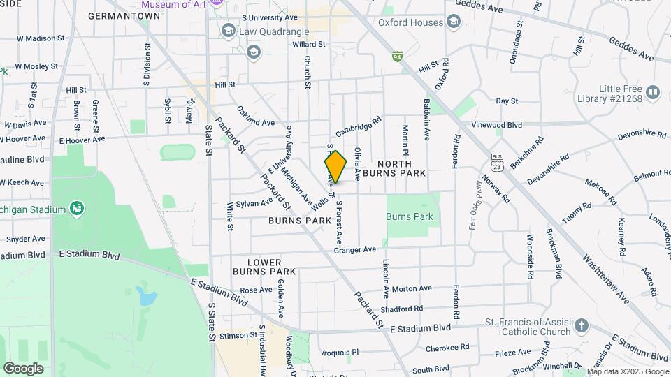1145 S Forest Ave Mapa y Detalles de la Ubicación