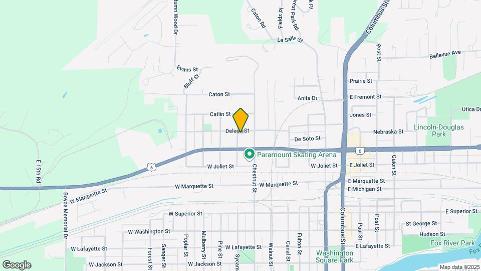 1620 Sycamore St Map and Location Details