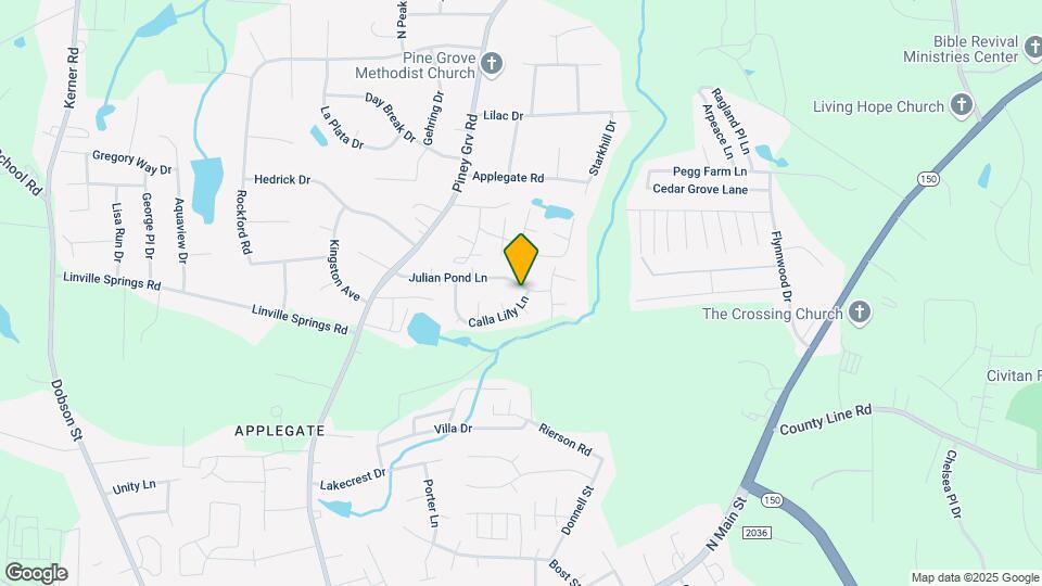 242 Julian Pond Ln Map and Location Details